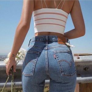 Levi’s high waisted wedgie fit jeans